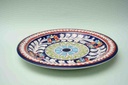 Blue pottery Dinner plate IMG # 1