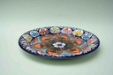 Blue pottery Dinner plate  IMG # 1