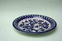 Blue pottery Dinner plate  - Duplicate IMG # 1
