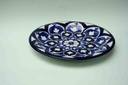 Blue pottery Dinner plate   - Duplicate IMG # 1