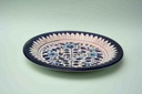 Blue pottery Dinner plate    - Duplicate IMG # 1