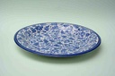 Blue pottery Dinner plate  - Duplicate IMG # 1