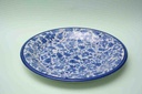Blue pottery Dinner plate  - Duplicate IMG # 1