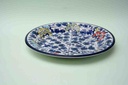 Blue pottery Dinner plate    - Duplicate IMG # 1