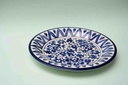Blue pottery Dinner plate     - Duplicate IMG # 2