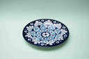 Blue pottery Dinner plate      - Duplicate IMG # 1