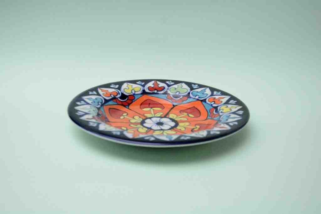 Blue pottery Dinner plate - Duplicate IMG # 1