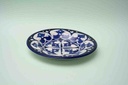 Blue pottery Dinner plate    IMG # 2