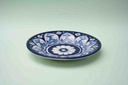 Blue pottery Dinner plate    - Duplicate IMG # 1