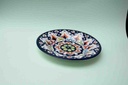Blue pottery Dinner plate     - Duplicate IMG # 1