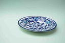 Blue pottery Dinner plate     - Duplicate IMG # 1