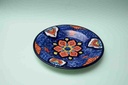 Blue pottery Dinner plate      - Duplicate IMG # 1