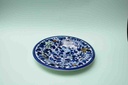 Blue pottery Dinner plate       - Duplicate IMG # 1