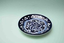 Blue pottery Quarter plate  - Duplicate IMG # 1