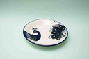 Blue pottery Quarter plate   - Duplicate IMG # 1