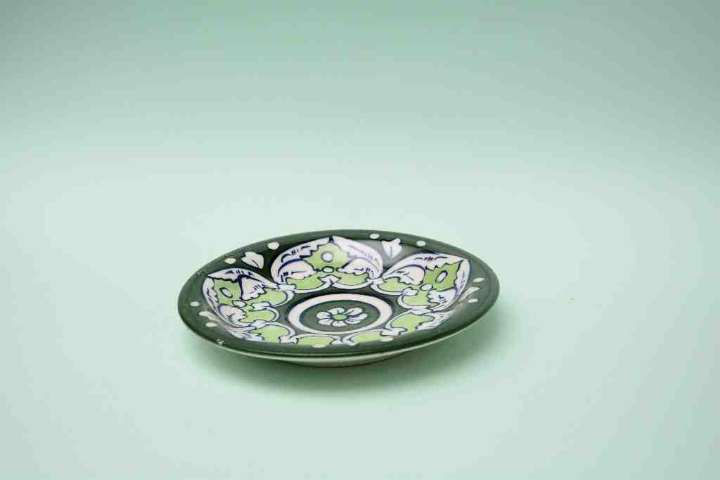 Blue pottery Suacer Plate  - Duplicate IMG # 1