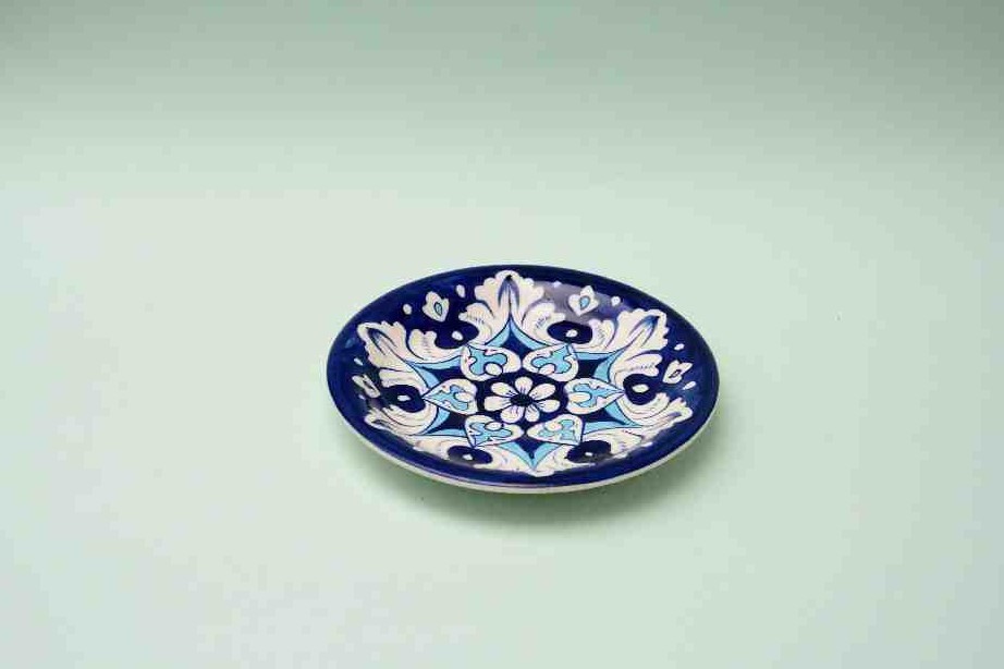 Blue pottery Suacer Plate  IMG # 1