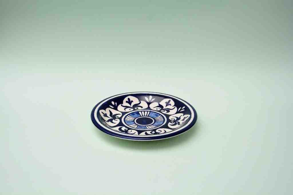 Blue pottery Suacer Plate     IMG # 1