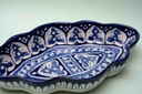  Blue pottery Fruit bowl   IMG # 2