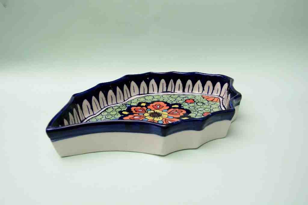  Blue pottery Fruit bowl  - Duplicate IMG # 1