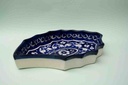  Blue pottery Apple dish - Duplicate IMG # 1