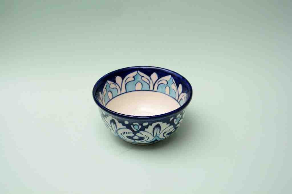 Blue pottery Small Bowl   - Duplicate IMG # 1