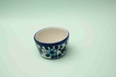  Blue pottery Butter cup - Duplicate IMG # 1