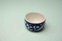  Blue pottery Butter cup  - Duplicate IMG # 1