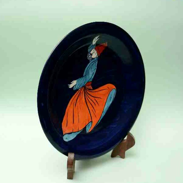  Blue pottery Decorative art Plate - Duplicate IMG # 1