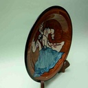  Blue pottery Decorative art Plate - Duplicate IMG # 1