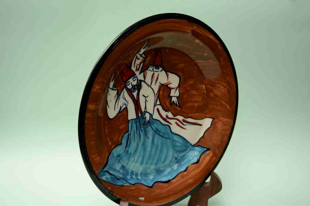  Blue pottery Decorative art Plate - Duplicate IMG # 2