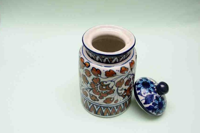  Blue pottery Jar - Duplicate IMG # 1