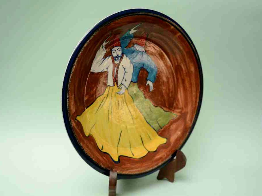  Blue pottery Decorative art Plate - Duplicate IMG # 1