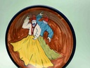  Blue pottery Decorative art Plate IMG # 2