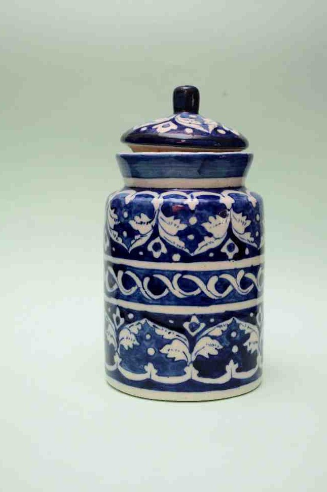  Blue pottery Jar     - Duplicate IMG # 1