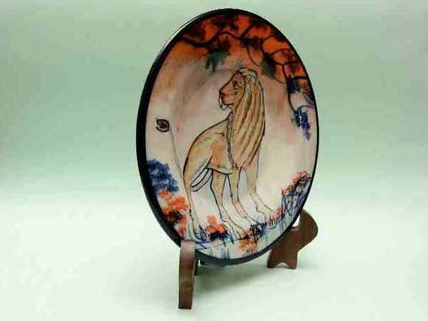  Blue pottery Decorative art Plate - Duplicate IMG # 1