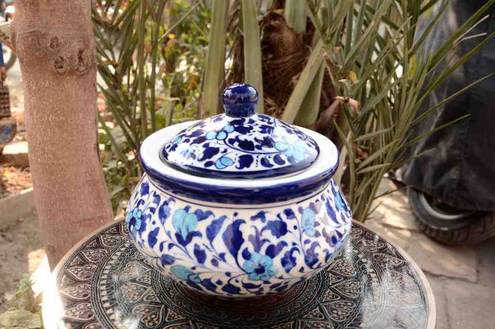  Blue pottery Mug       - Duplicate IMG # 1