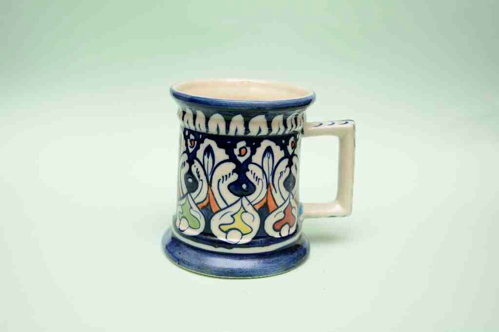  Blue pottery Mug IMG # 1