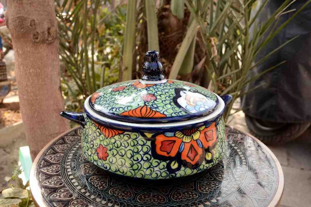  Blue pottery Handi    - Duplicate IMG # 1