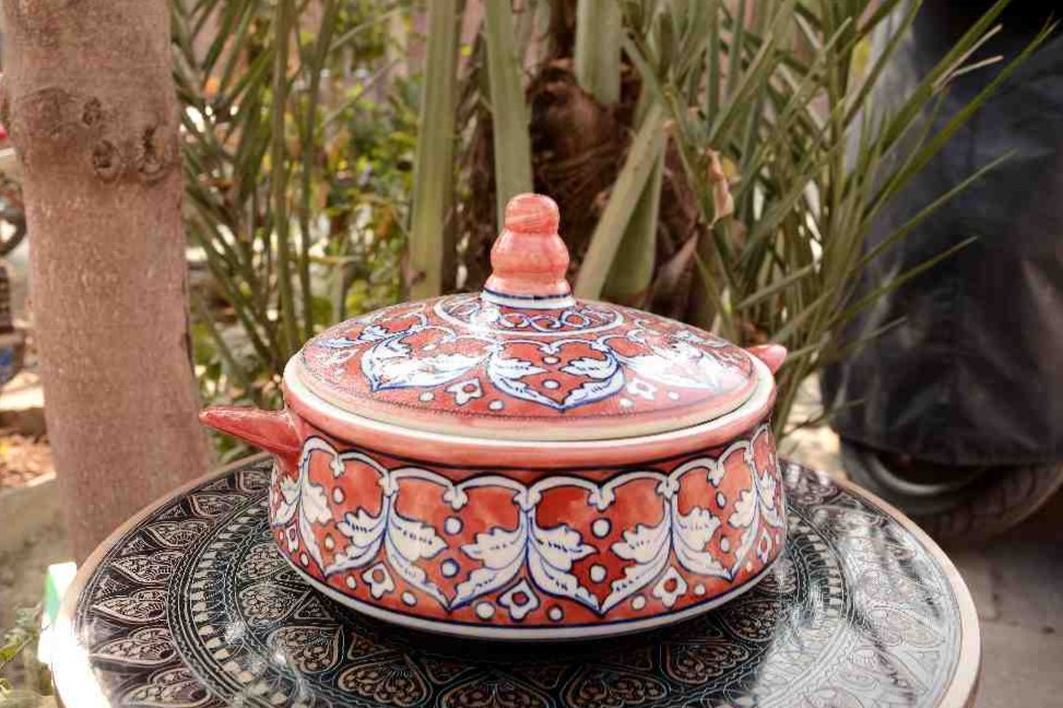  Blue pottery Handi     - Duplicate IMG # 1