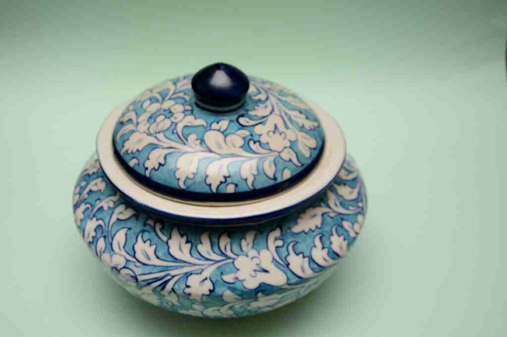  Blue pottery Mug - Duplicate IMG # 1