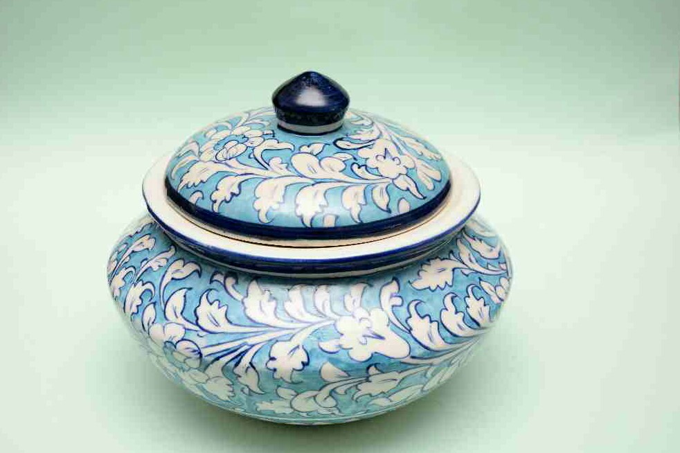  Blue pottery Mug - Duplicate IMG # 2