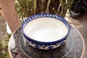  Blue pottery Large bowl   - Duplicate IMG # 1