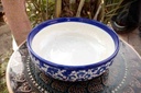  Blue pottery Large bowl  - Duplicate IMG # 1