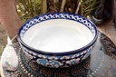  Blue pottery Large bowl   - Duplicate IMG # 1