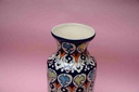 Blue pottery Medium flower vase - Duplicate IMG # 1