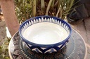  Blue pottery Large bowl      - Duplicate IMG # 1