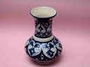 Blue pottery Medium flower vase - Duplicate IMG # 1