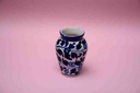 Blue pottery Small flower vase - Duplicate IMG # 1