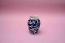 Blue pottery Small flower vase    - Duplicate IMG # 1